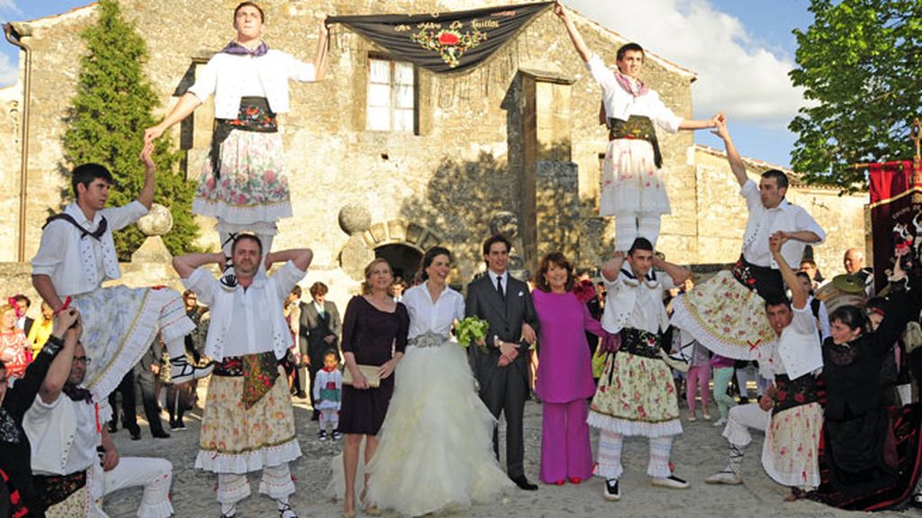 Pedraza se volcó en la boda de Gonzalo Machado y Mafalda Muñoz