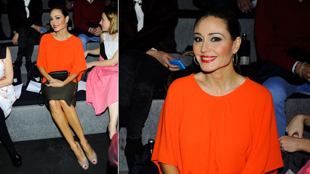 Juncal Rivero en el desfile de Ion Fiz