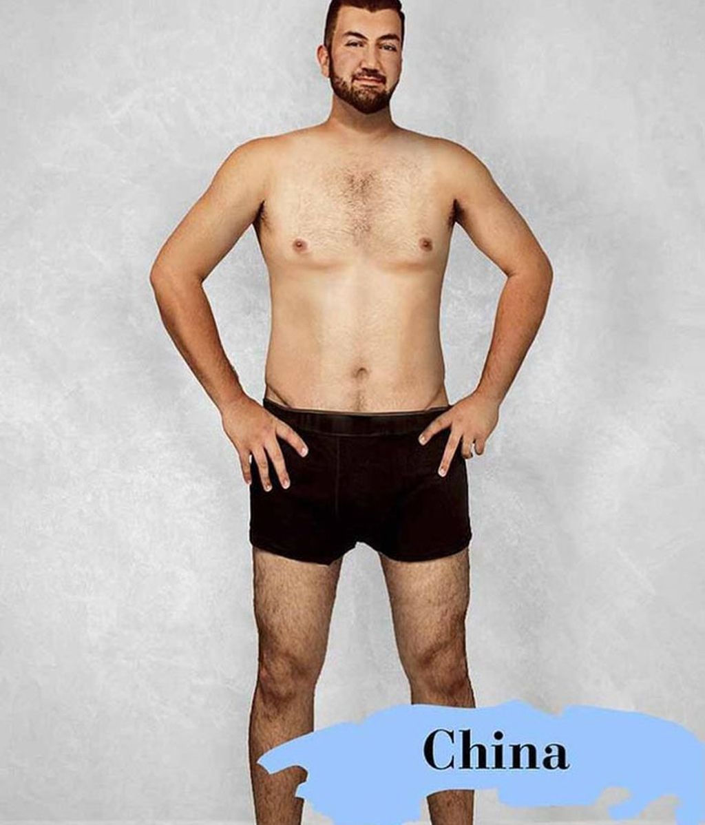 Así sería el hombre "perfecto" en cada país