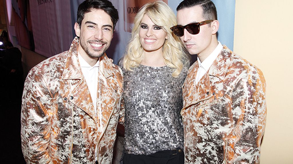 Adriana Abenia también es fan del glitter. Nuestros looks son de García Madrid