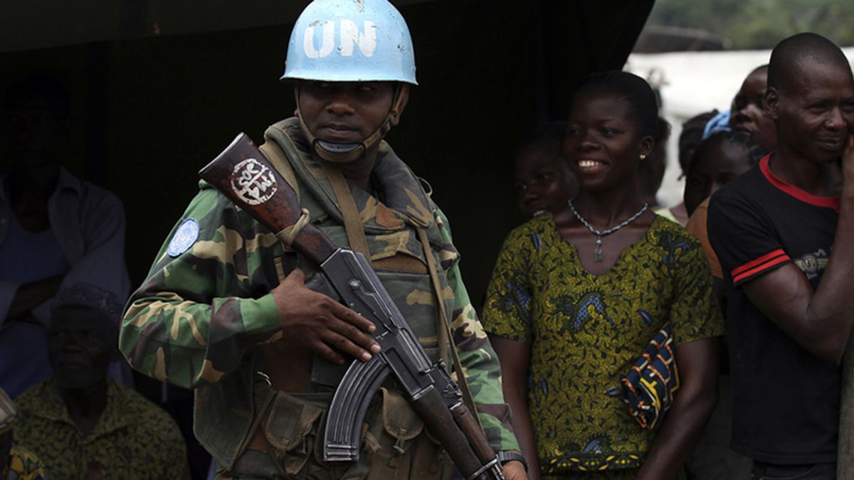 Actuación de los cascos azules de la ONU en el conflicto de Liberia