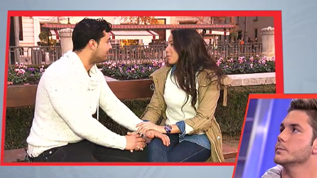 Samira se despide de Javier con un beso