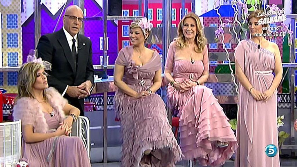 Los colaboradores de 'Sálvame' se visten de boda