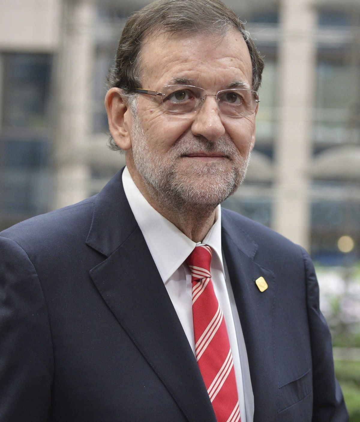 Rajoy a su llegada a la reunión de jefes de Estado y de Gobierno de la UE