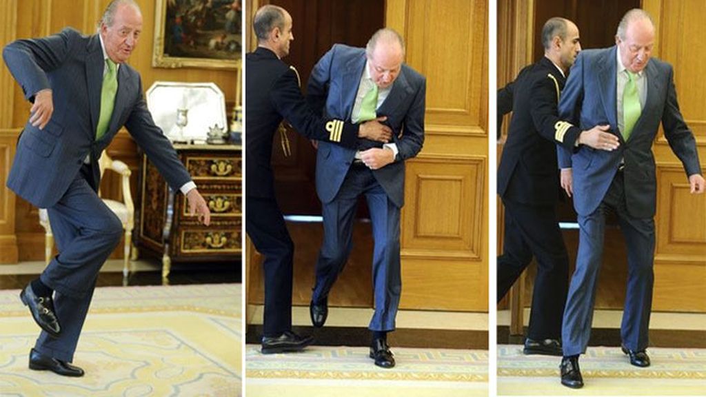 Las caídas del Rey Don Juan Carlos