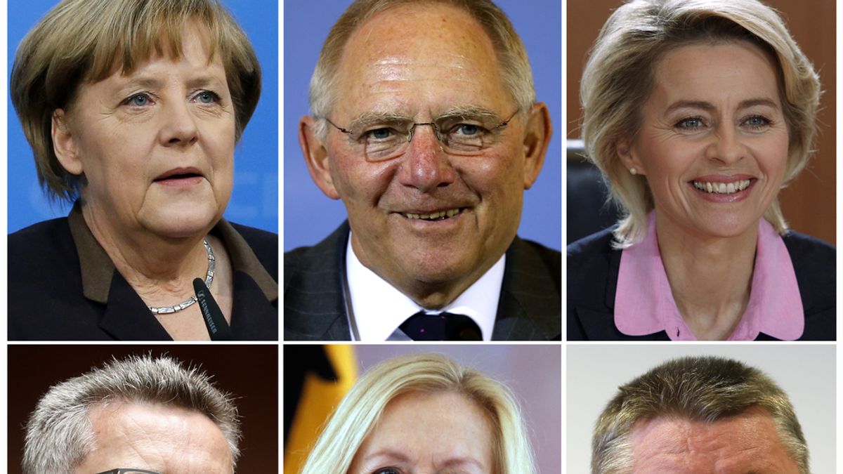 Los ministros de la CDU en el Gobierno alemán