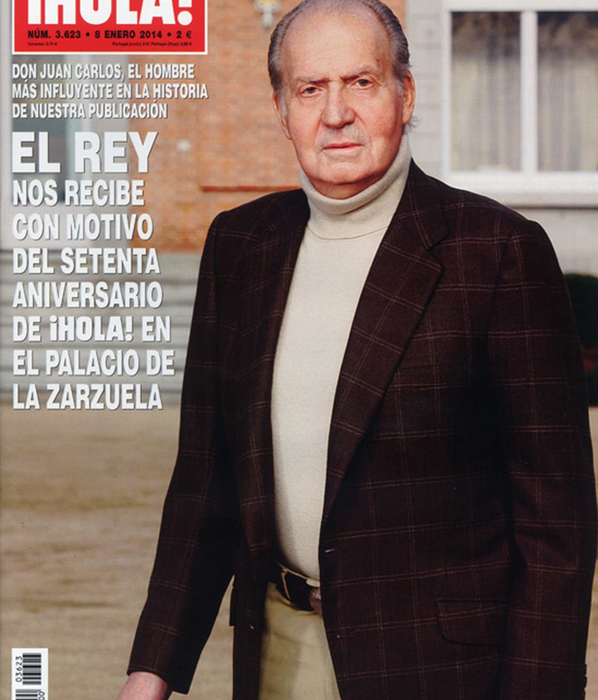 El rey don Juan Carlos, portada de Hola