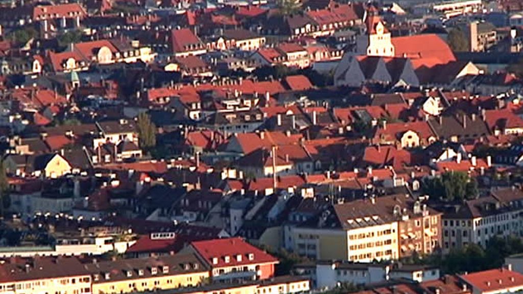 Tejados rojos en Munich