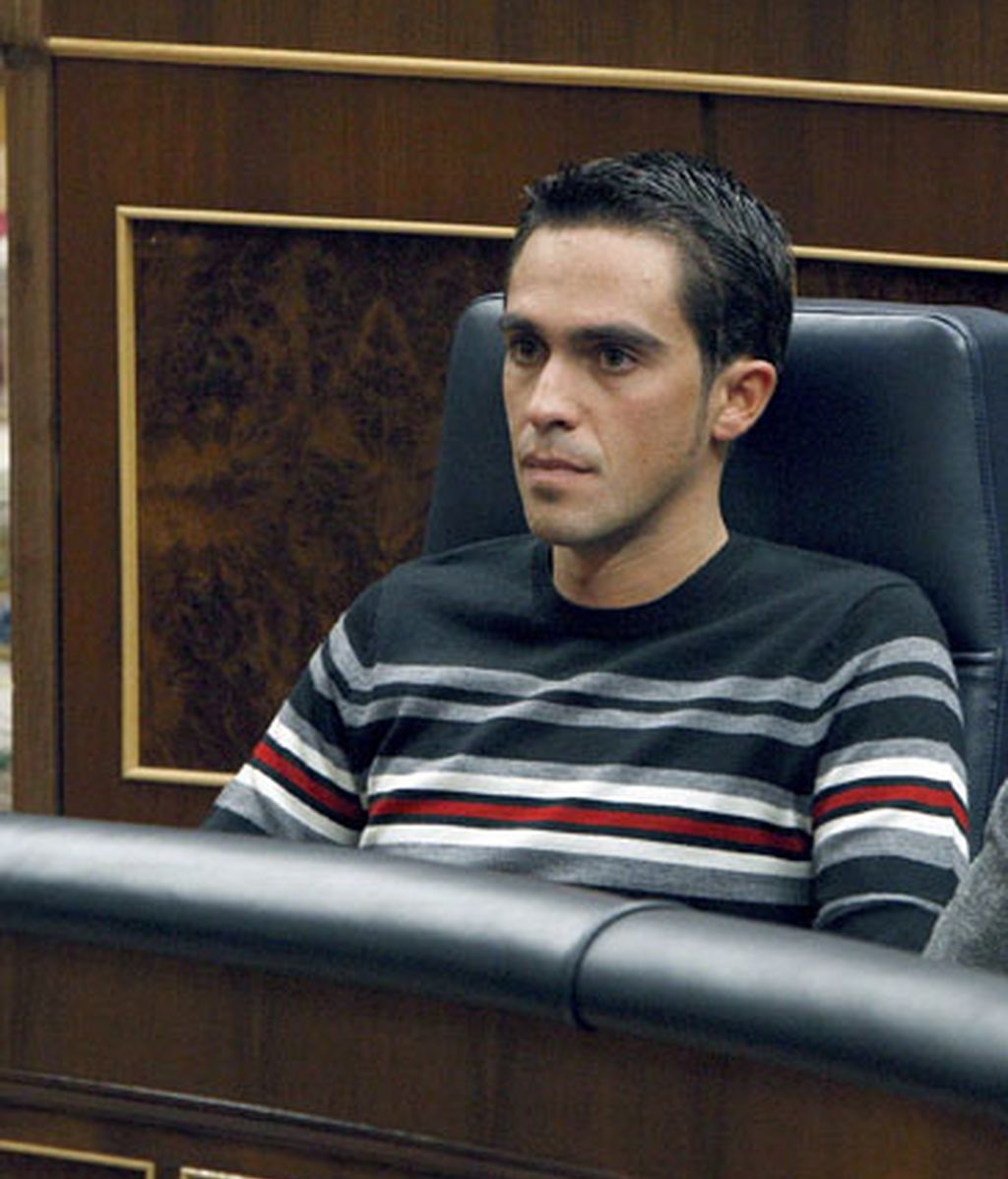 El ciclista Alberto Contador