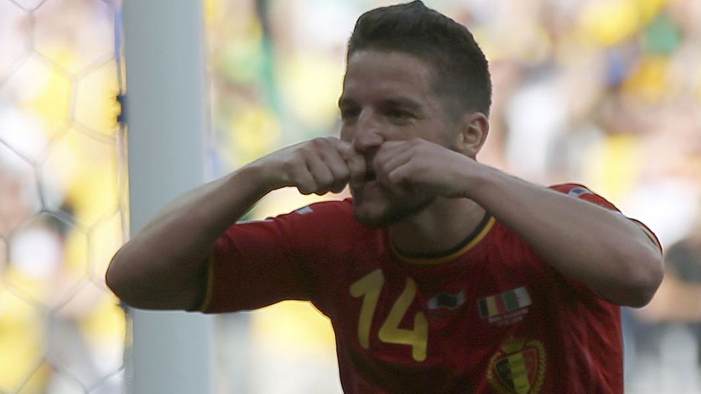 La alegría de Dries Mertens