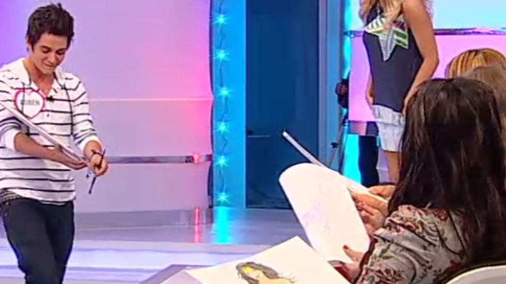Rubén hace pleno con sus dibujos