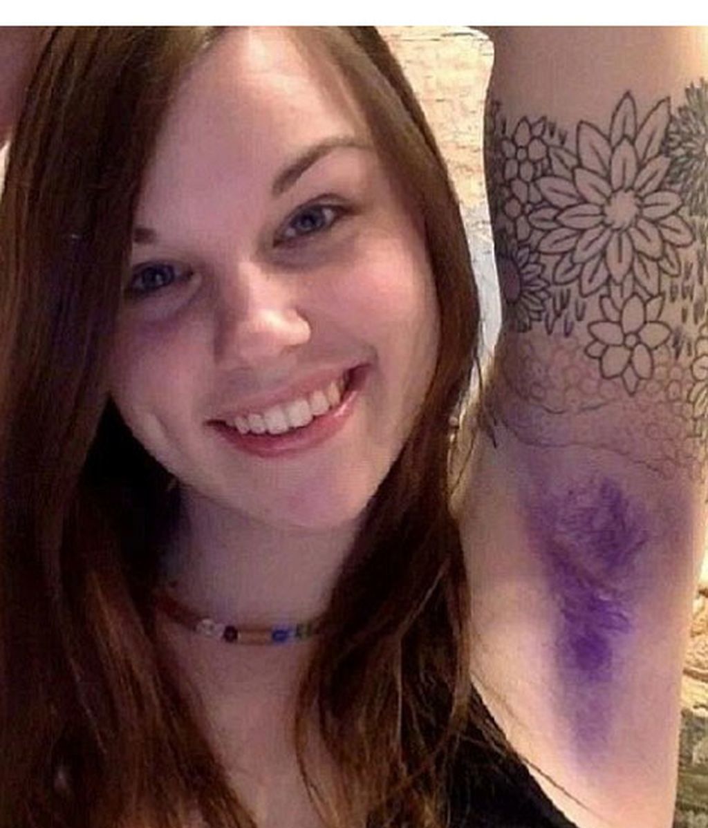 Teñirse el pelo de la axila, ¿Moda o protesta?