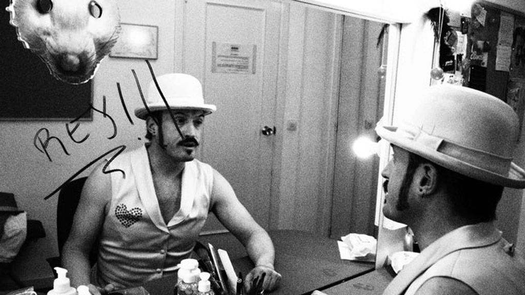 Con Álex O'Dogherty en su camerino