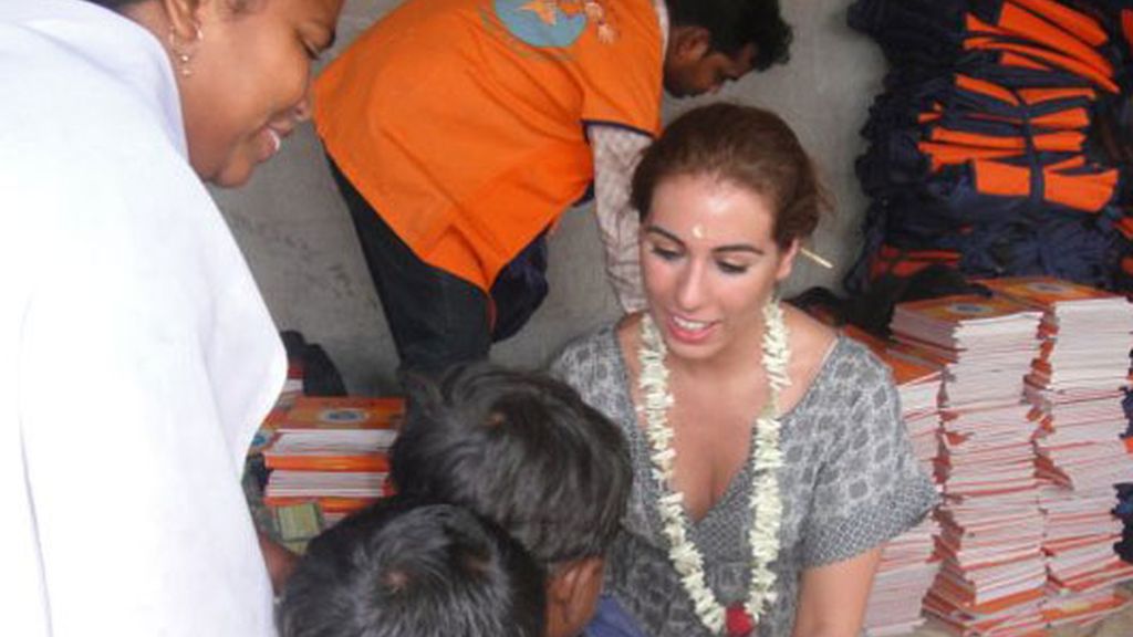 Indhira, de misión solidaria en la India con la ONG 'Global Humanitaria'