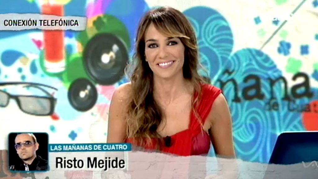 Ruth recibe la llamada de su pareja Risto Mejide