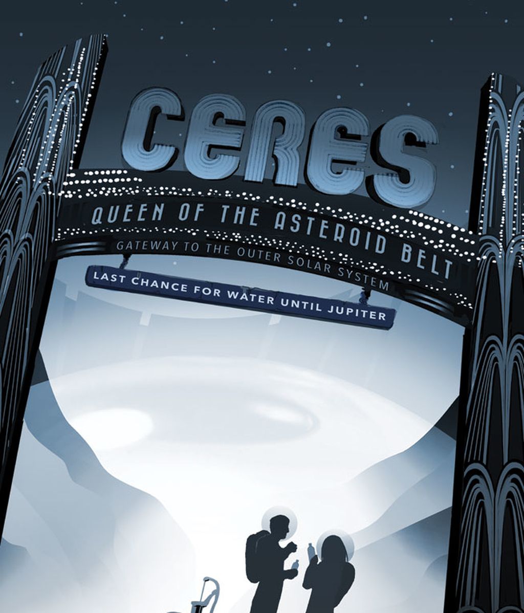 La NASA publica carteles románticos sobre viajes futuristas al espacio