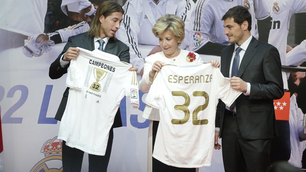 Esperanza Aguirre, Real MADRID
