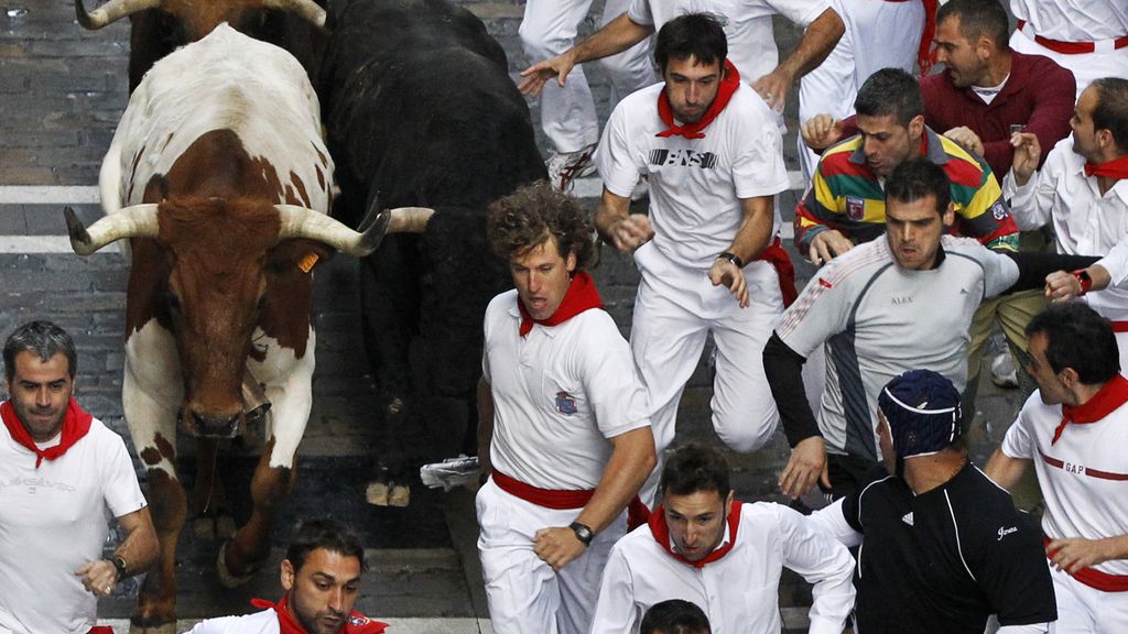 Último encierro de los sanfermines 2011