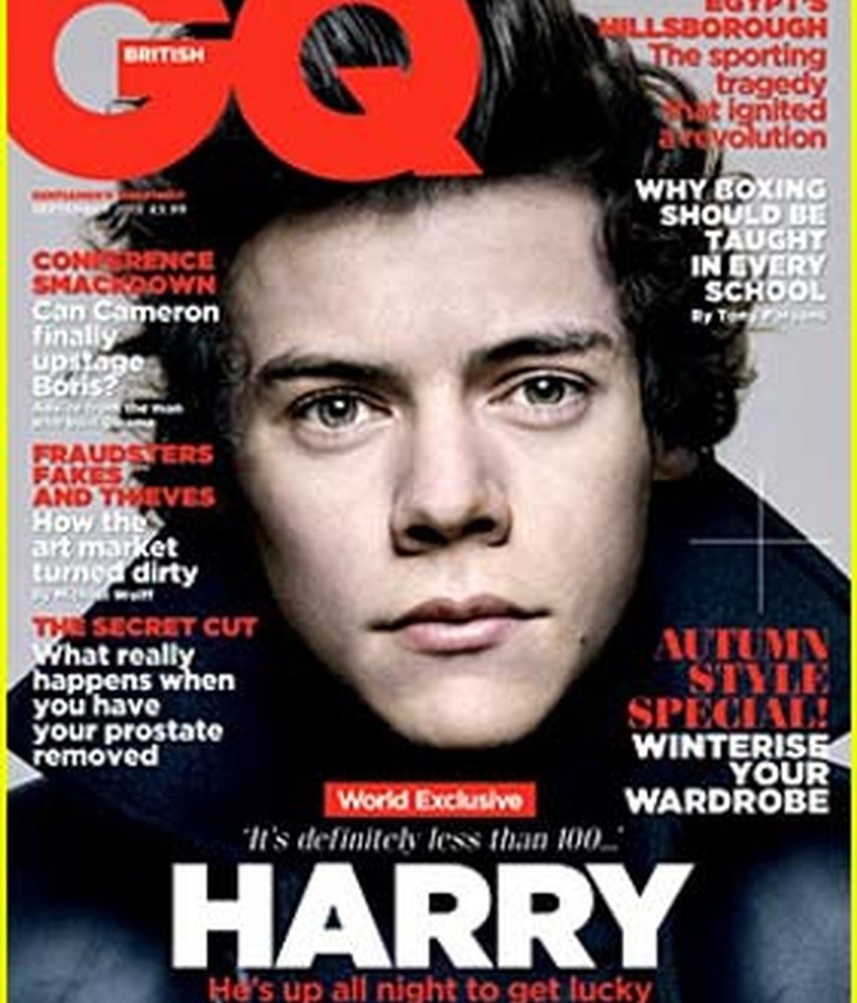 Harry Styles portada de la revista GQ