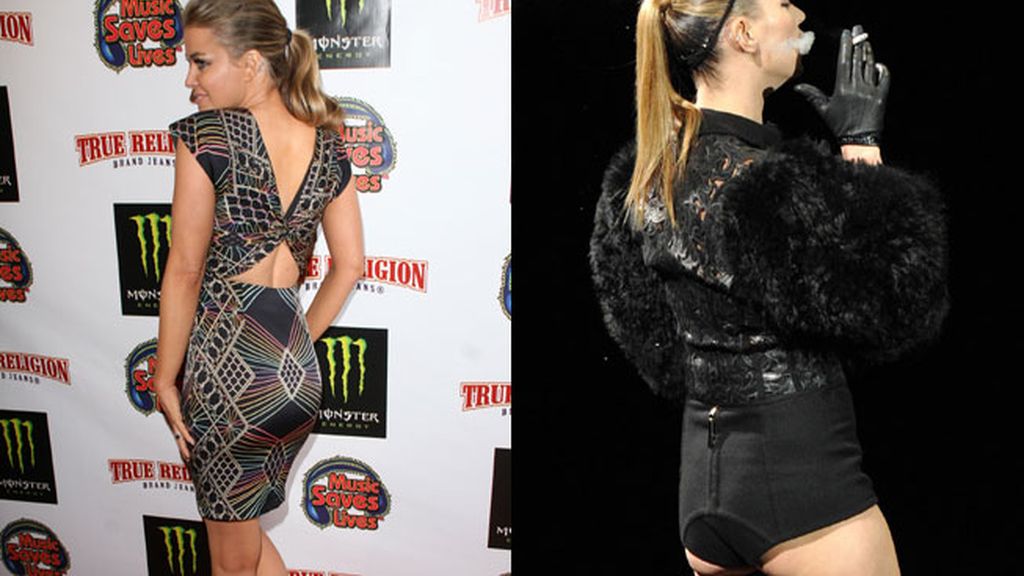 Carmen Electra y Kate Moss