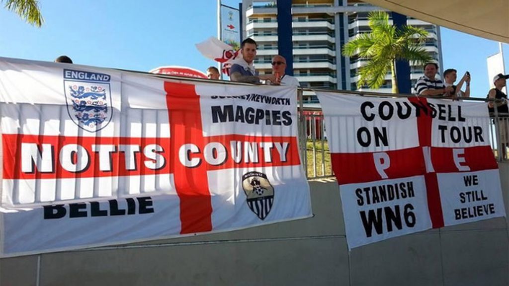 Hinchas de clubes humildes de Inglaterra también están en Brasil