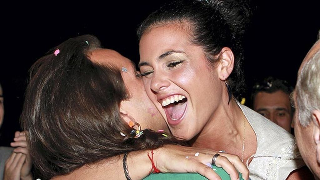 Pepe celebra su victoria en la post fiesta