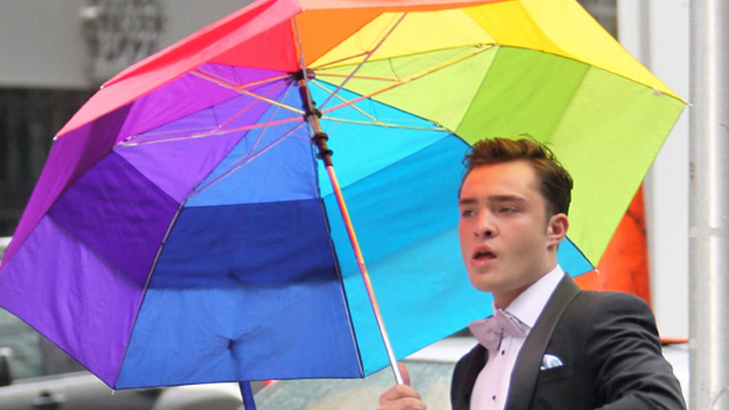 Paraguas como sombrillas
