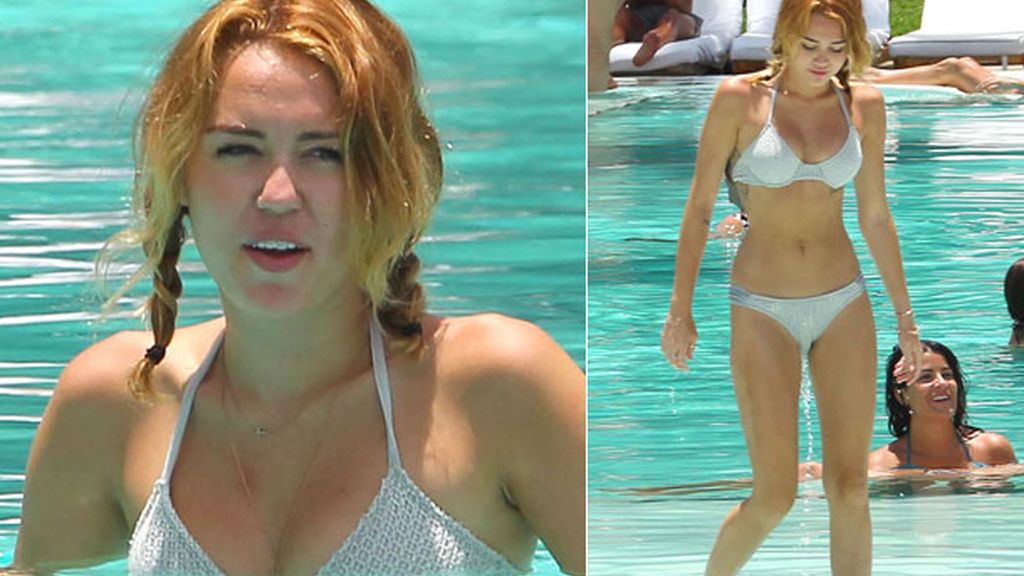 Cuerpazo al remojo en sus vacaciones en Miami