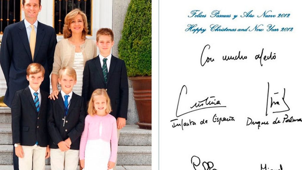Felicitación navideña de los Duques de Palma