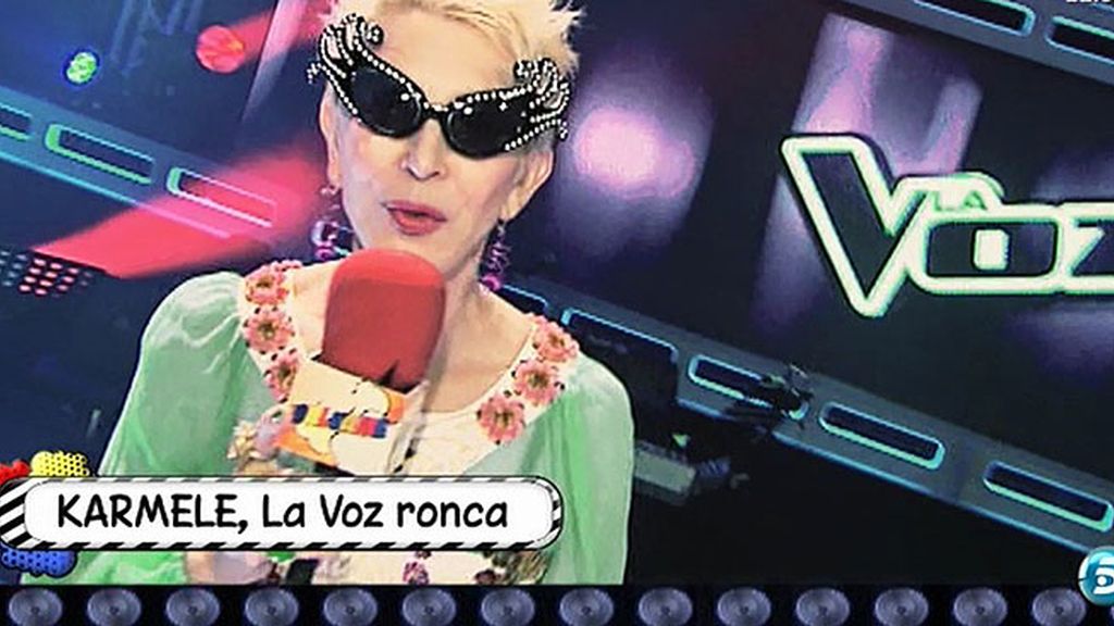 Karmele no pasa la prueba de la 'audición a ciegas' de 'La Voz'