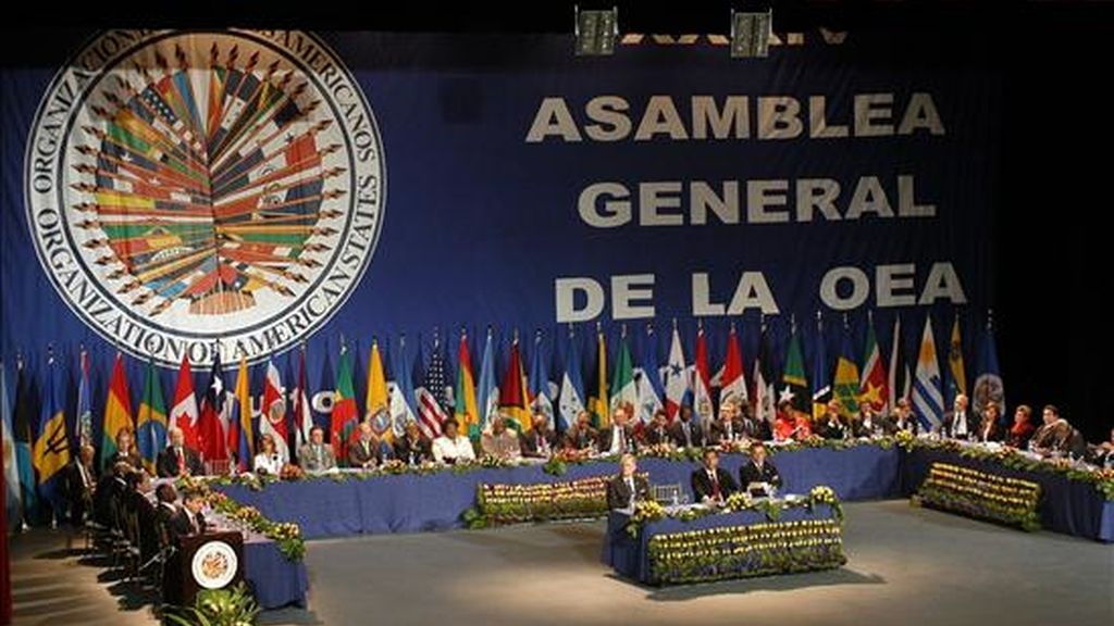 Los países miembros de la OEA hacen un llamamiento a Costa Rica y a Nicaragua para que ejecuten las recomendaciones adoptadas el pasado 12 de noviembre por el organismo continental. EFE/Archivo Los países miembros de la OEA hacen un llamamiento a Costa Rica y a Nicaragua para que ejecuten las recomendaciones adoptadas el pasado 12 de noviembre por el organismo continental. EFE/Archivo