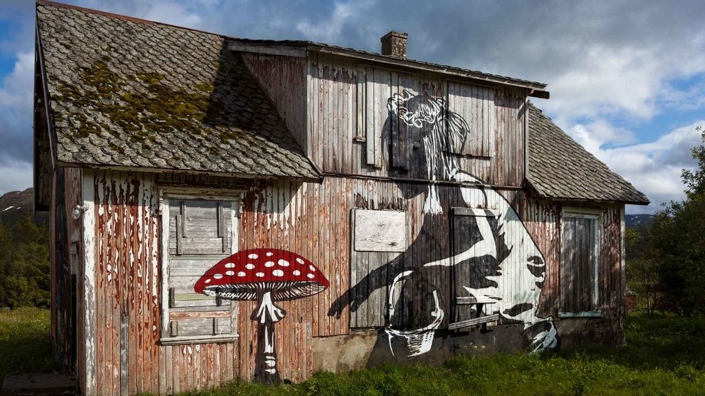 Arte callejero abandonado