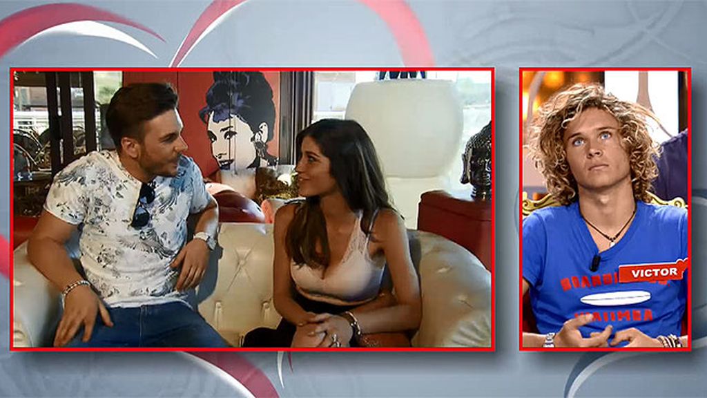 Adrián quiso besarla pero no pudo ser...