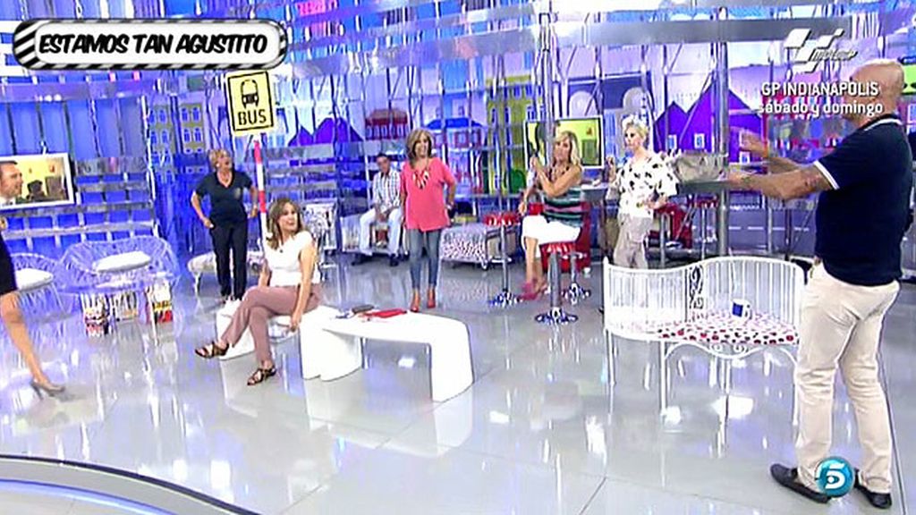 Matamoros y Chelo Gª Cortés recrean el encuentro de Ortega Cano y María de Mora