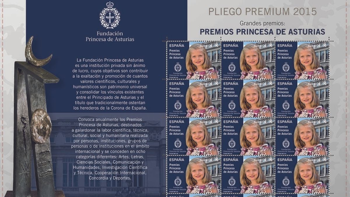 La Princesa Leonor estrena sello