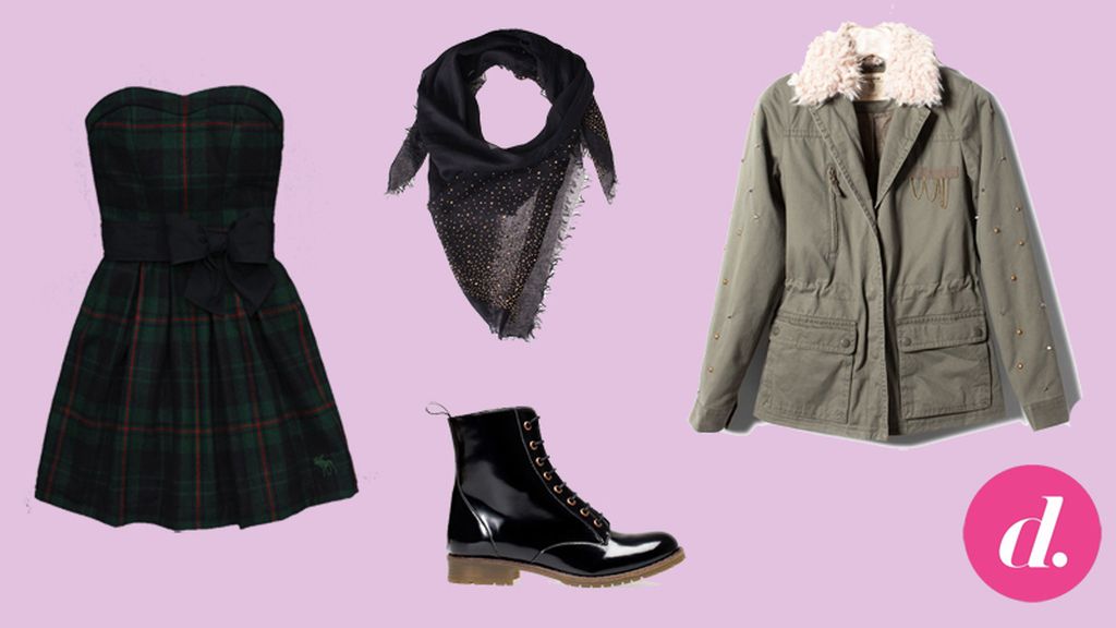 VESTIDOS CON BOTAS MILITARES