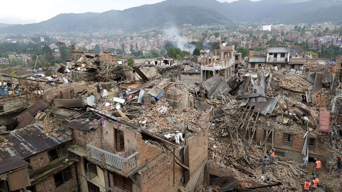 Daños tras el terremoto en Nepal
