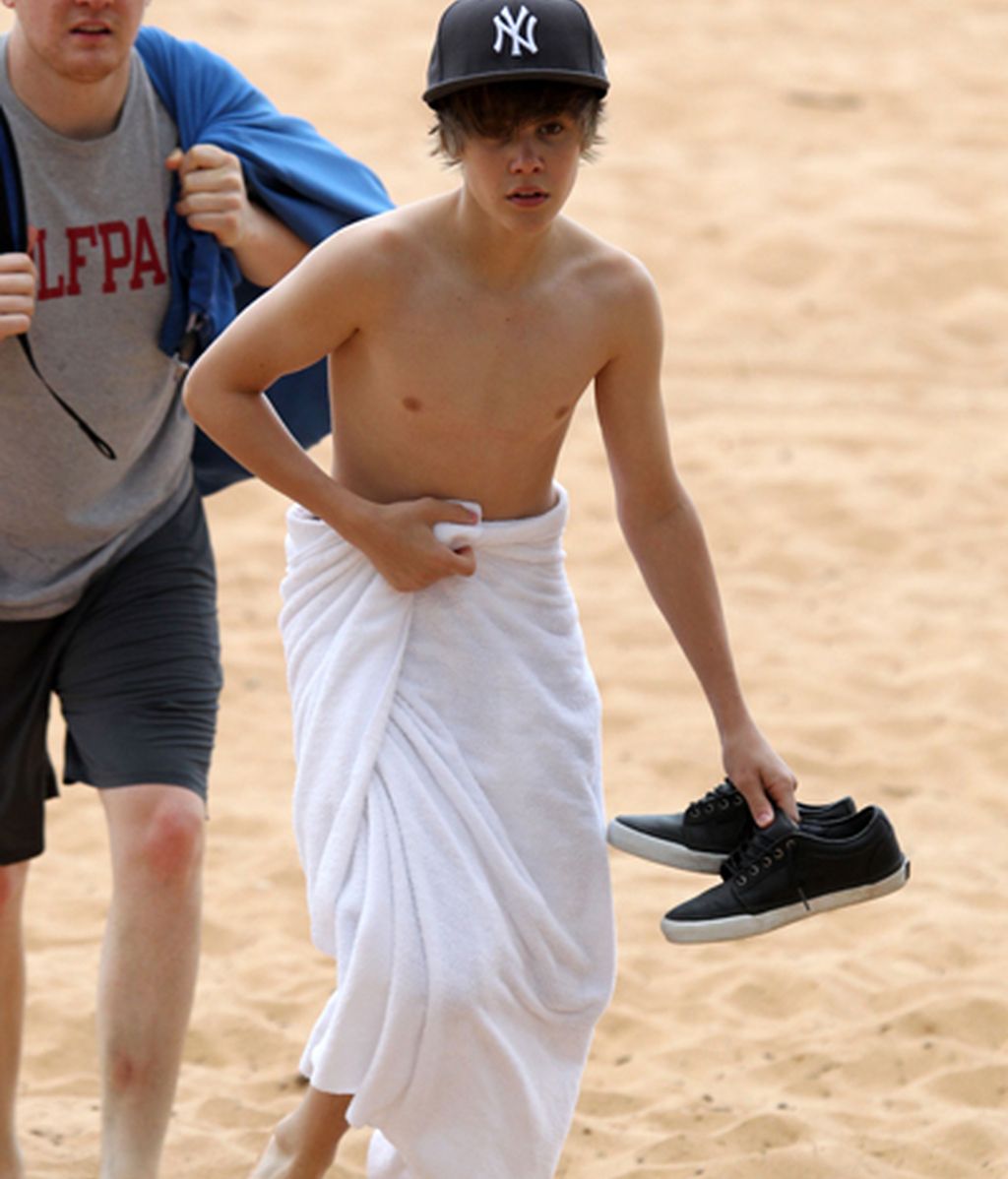 La estrella adolescente Justin Bieber