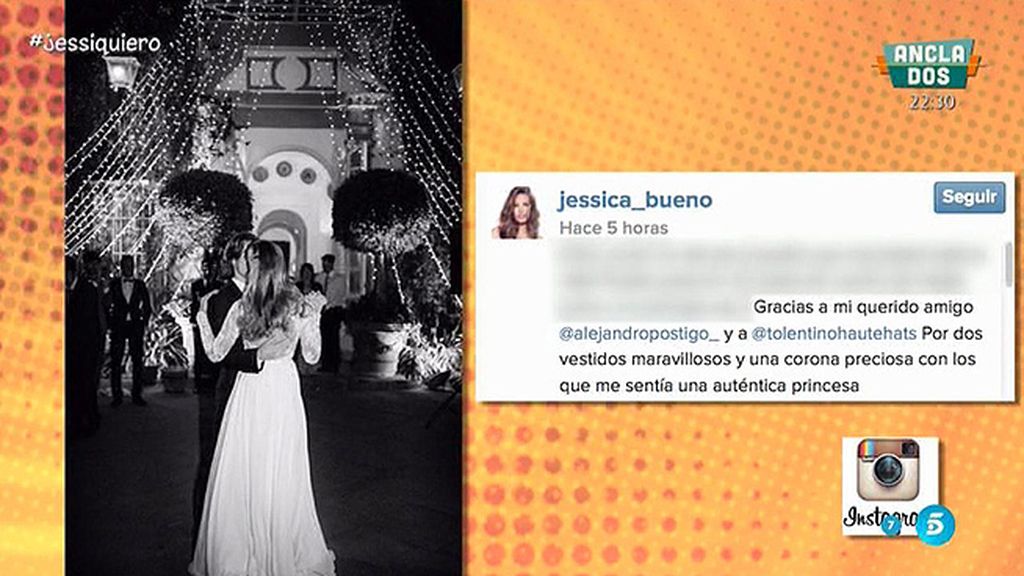 En exclusiva, las imágenes de la boda de Jessica Bueno y Jota Peleteiro
