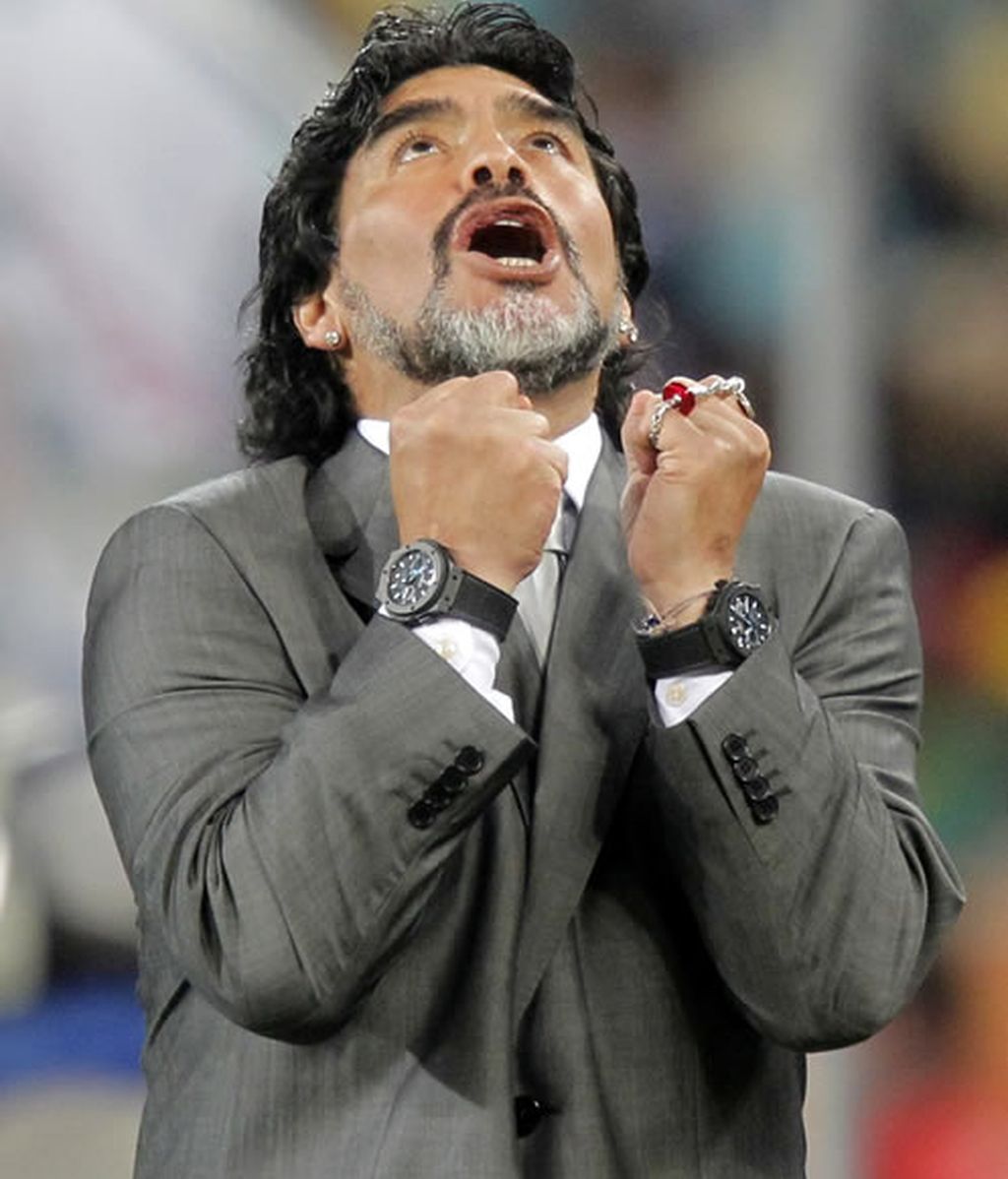 Las supersticiones de Maradona