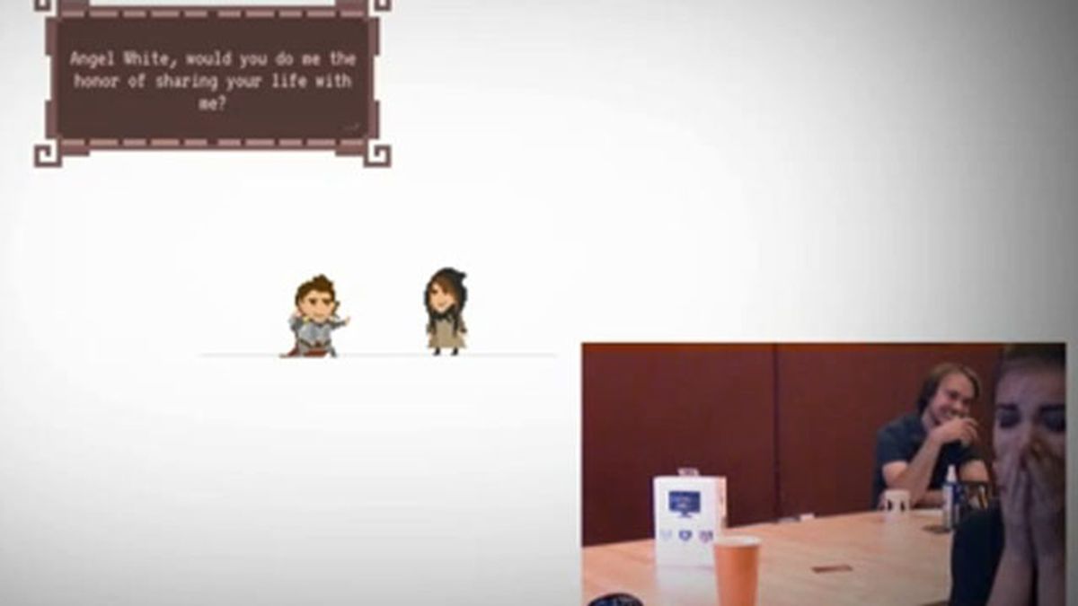 Crea un original videojuego para pedirle matrimonio a su novia