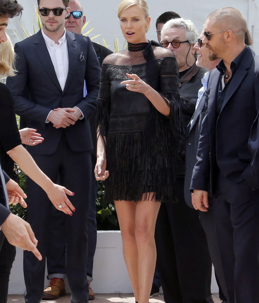 Charlize Theron presenta Mad Max: Fury Road en Cannes