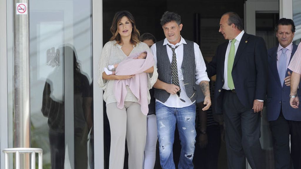 Han posado juntos a la salida de la Clínica Ruber Internacional