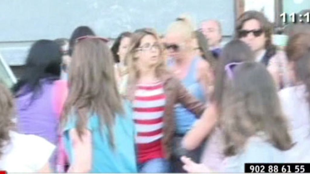 Belén, asediada por las fans de Justin Bieber antes de su concierto en Madrid