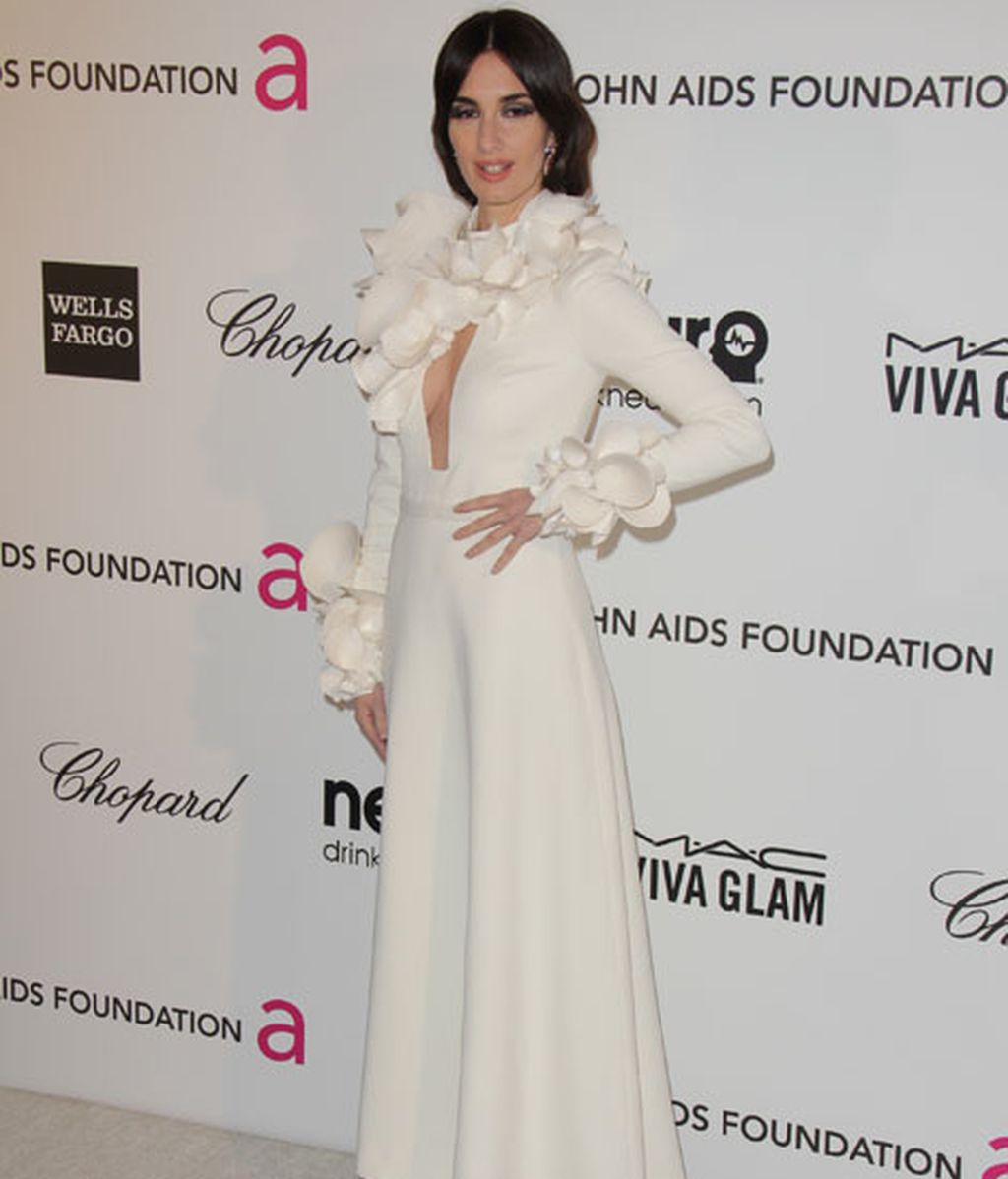 Paz Vega en la fiesta de Elton John
