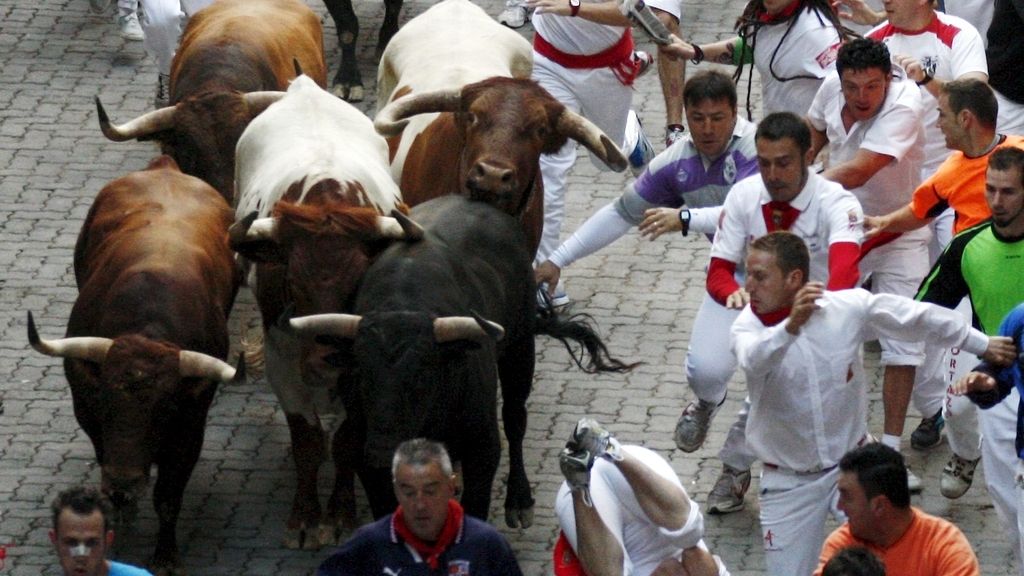 Último encierro de Sanfermines 2012