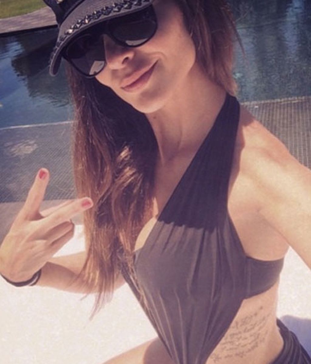 Romina Belluscio, con su bañador preferido