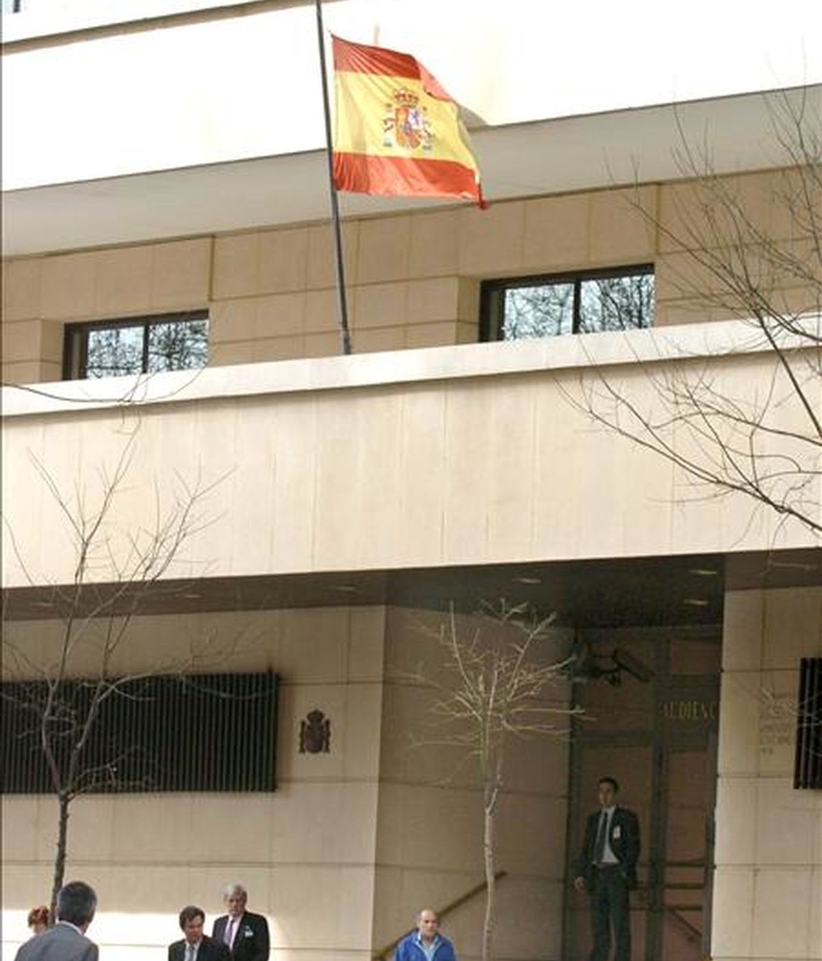 Imagen de la fachada del edificio de la Audiencia Nacional de Madrid. EFE/Archivo