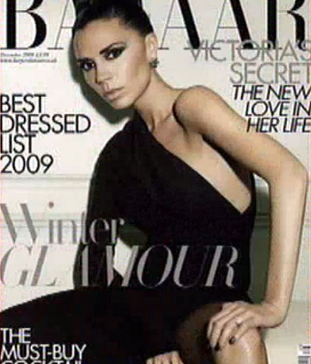 Victoria Beckham, muy sexy en la portada de 'Harper's Bazaar'