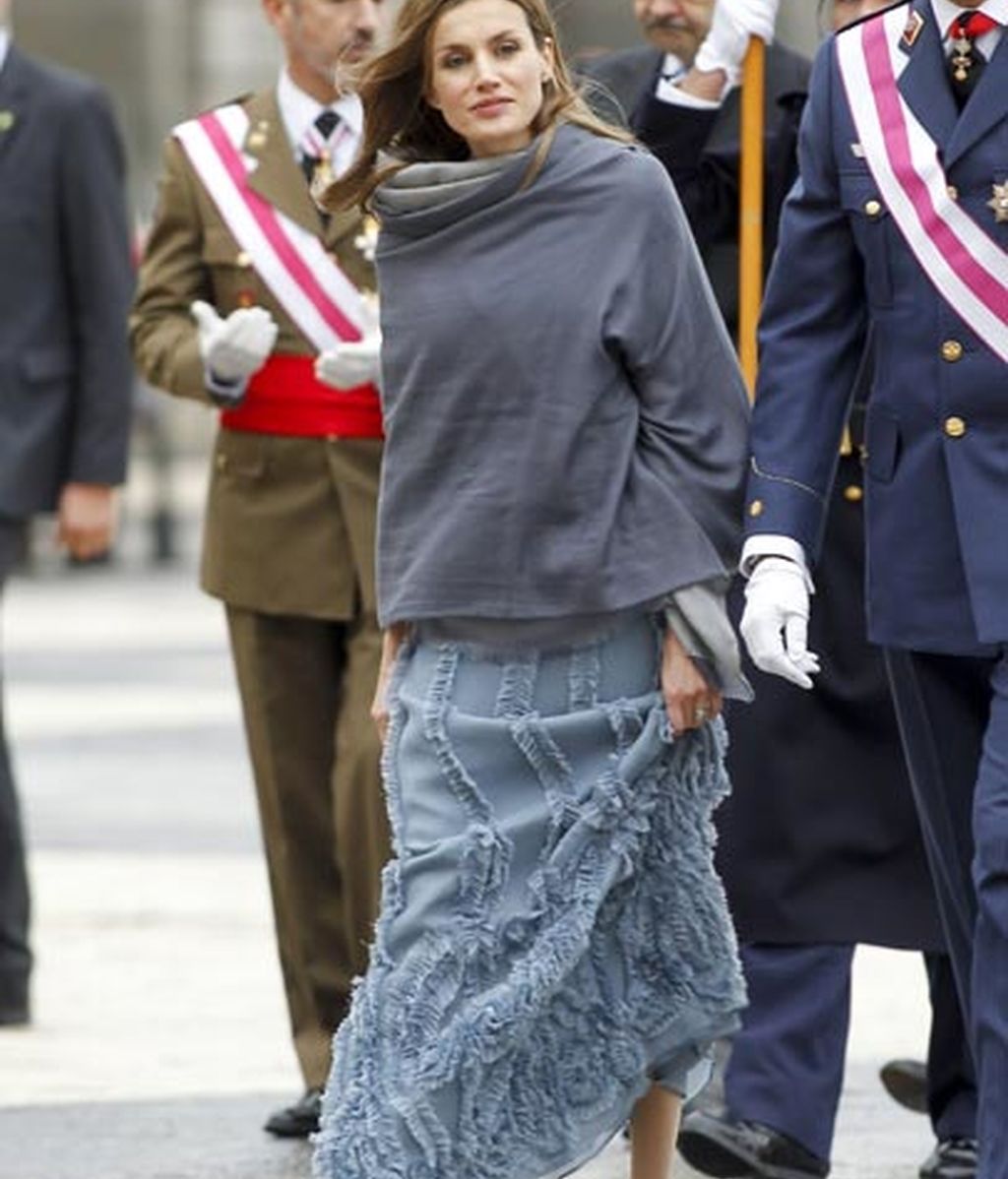 Letizia adora el gris